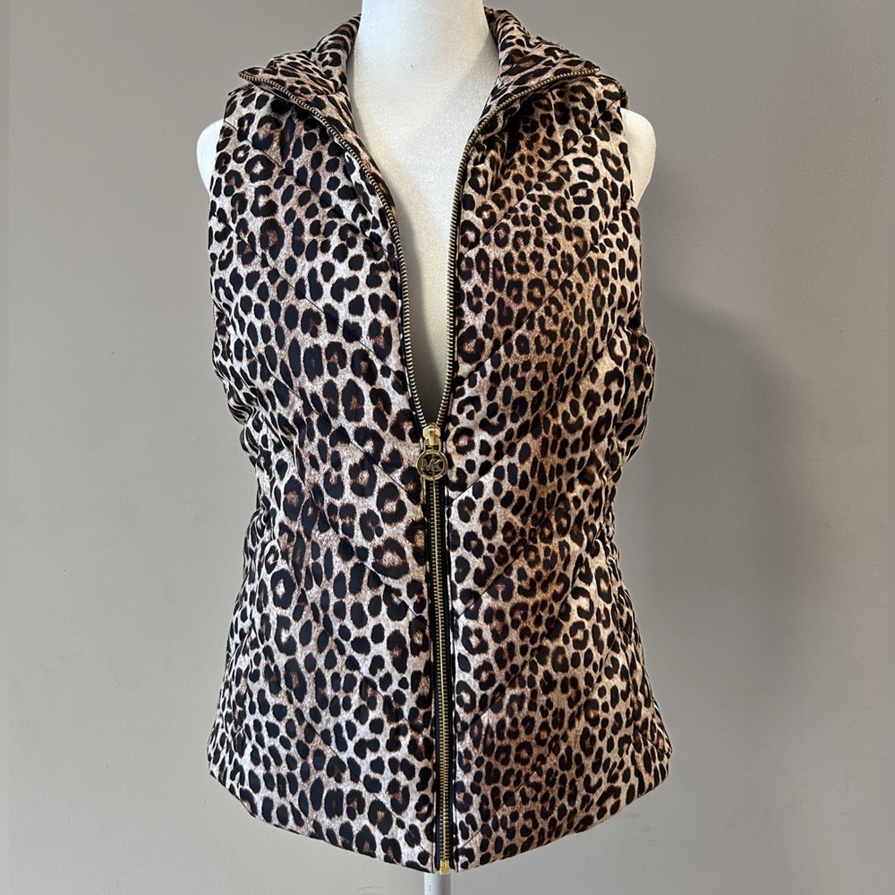 New Michael Kors Cheetah Print Vest